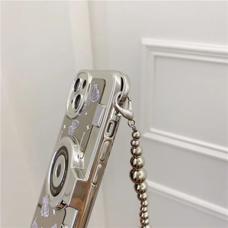 For iPhone 14 Cases Camera Shaped Electroplating TPU Phone Cover Mobile Accessories Wholesale - Butterfly