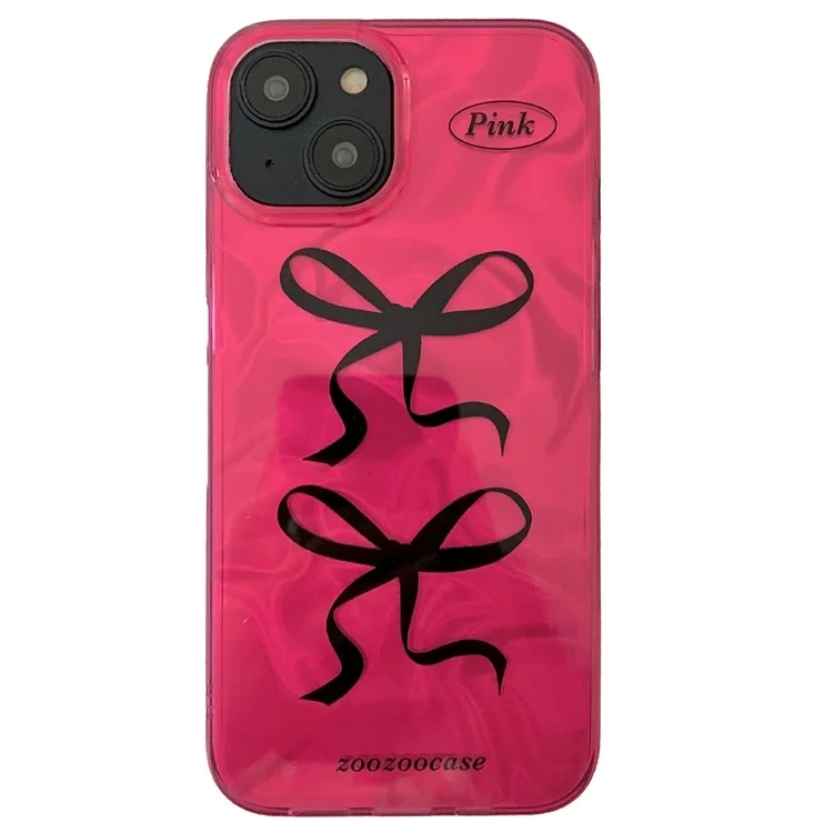 Für iPhone 13 Case IMD Schleifen-Muster Ästhetische Gestaltung TPU Handyhülle