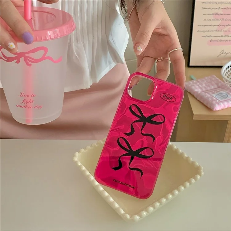 Für iPhone 13 Case IMD Schleifen-Muster Ästhetische Gestaltung TPU Handyhülle