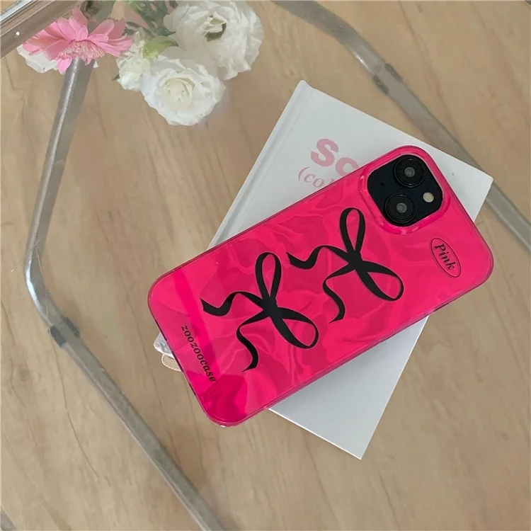 Für iPhone 13 Case IMD Schleifen-Muster Ästhetische Gestaltung TPU Handyhülle