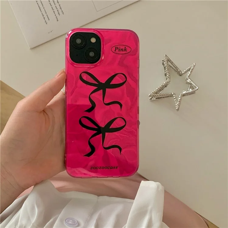 Für iPhone 13 Case IMD Schleifen-Muster Ästhetische Gestaltung TPU Handyhülle