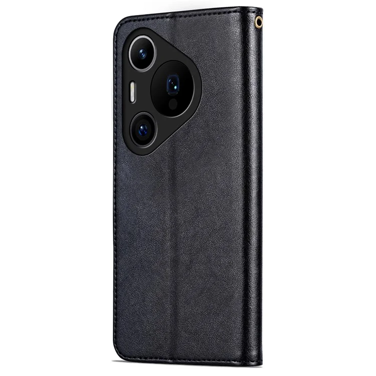 AZNS Für Huawei Pura 70 Pro / 70 Pro+ Hülle Magnetverschluss Brieftasche Ständer Leder Telefonhülle - Schwarz