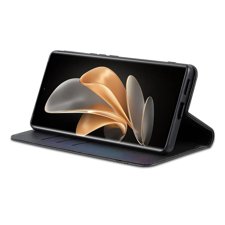 AZNS Für Huawei Pura 70 Ultra Hülle, PU-Leder, magnetischer Verschluss, stoßfest, Flip-Handyhülle - Schwarz