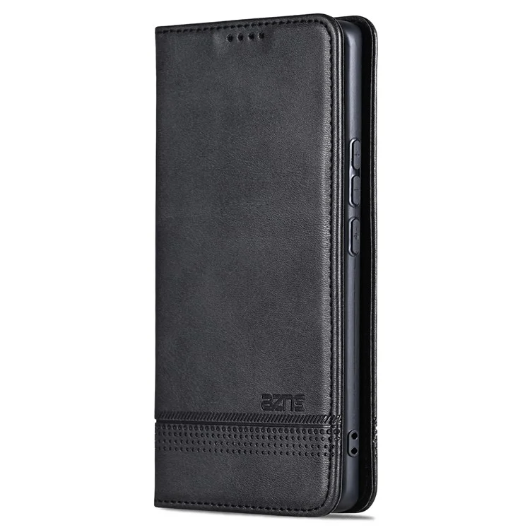 AZNS Für Huawei Pura 70 Ultra Hülle, PU-Leder, magnetischer Verschluss, stoßfest, Flip-Handyhülle - Schwarz