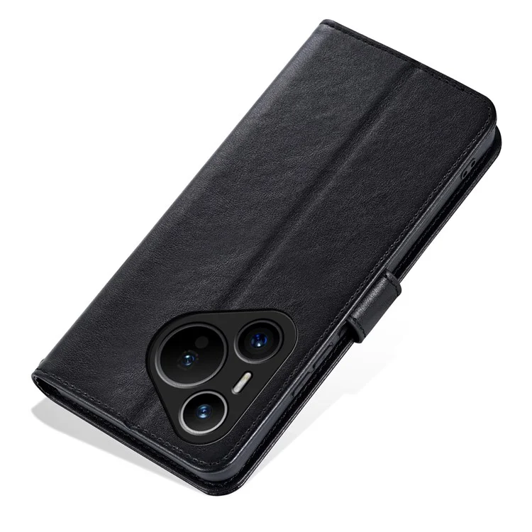 AZNS Für Huawei Pura 70 Case Wallet Leder Kratzsicher Phone Cover mit Magnetverschluss - Schwarz