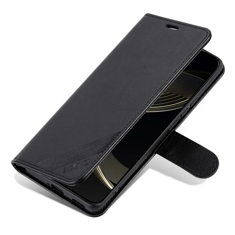 AZNS Für Huawei Pura 70 Case Wallet Leder Kratzsicher Phone Cover mit Magnetverschluss - Schwarz