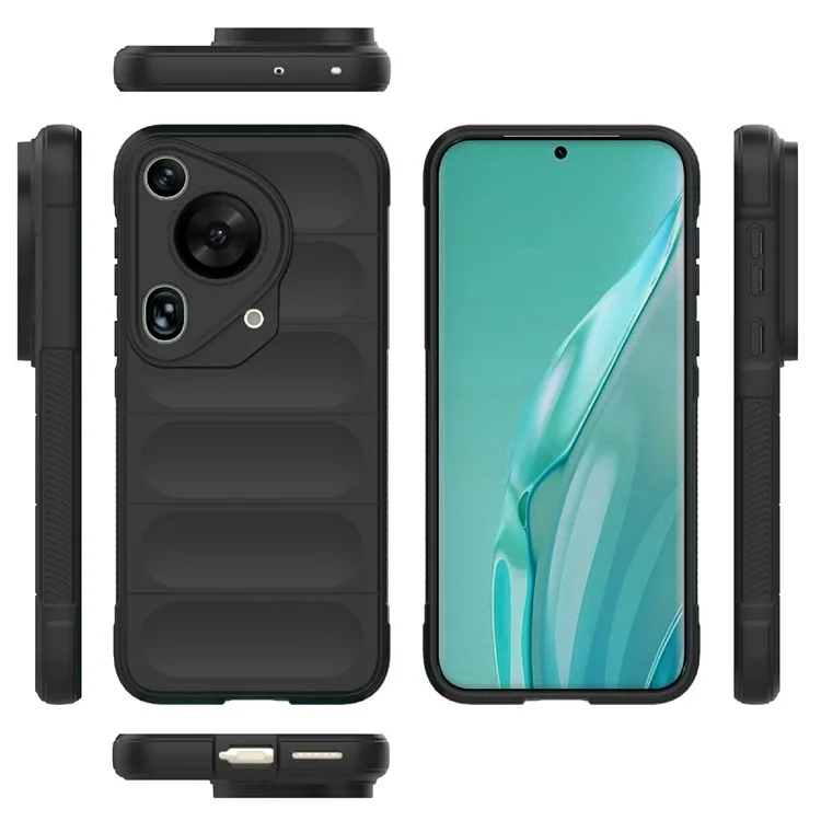 For Huawei Pura 70 Ultra Case Impact Resistant TPU Phone Protector - Black