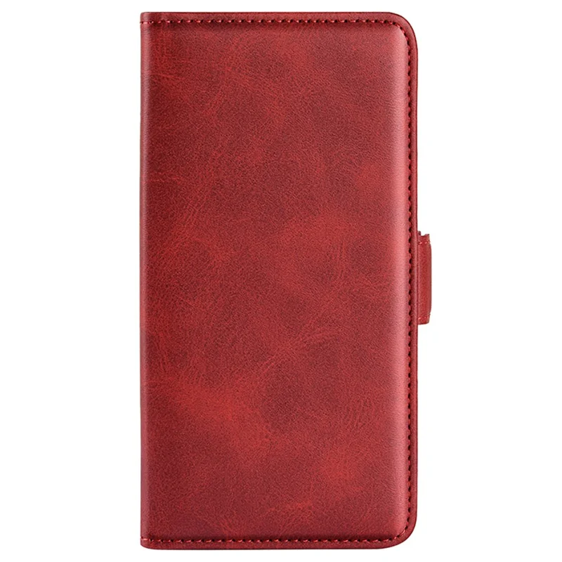 For Nothing Phone (2a) Plus / Phone (2a) Case Leather Adjustable Stand Smart Phone Cover with Dual Magnetic Clasp - Red