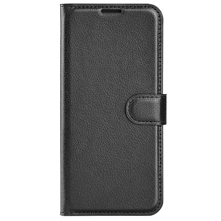 Pour Nothing Phone (2a) Plus / Phone (2a) Étui Texture Litchi Cuir Folio Support Porte-Cartes Housse de Téléphone - Noir
