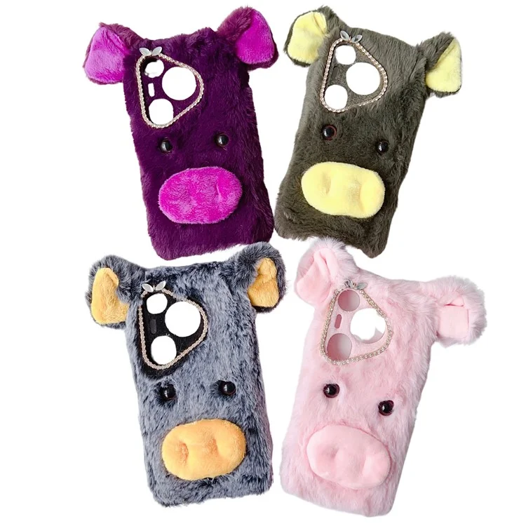 Para Huawei Pura 70 Pro / 70 Pro+ Funda Slim Plus Lucky Pig Soft TPU Phone Case - Morado