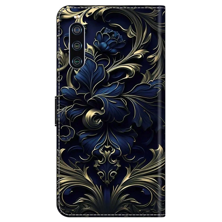 Für Sony Xperia 10 IV 5G Wallet Case Schockfeste Leder Flip Folio Phone Cover - Blaue Blume