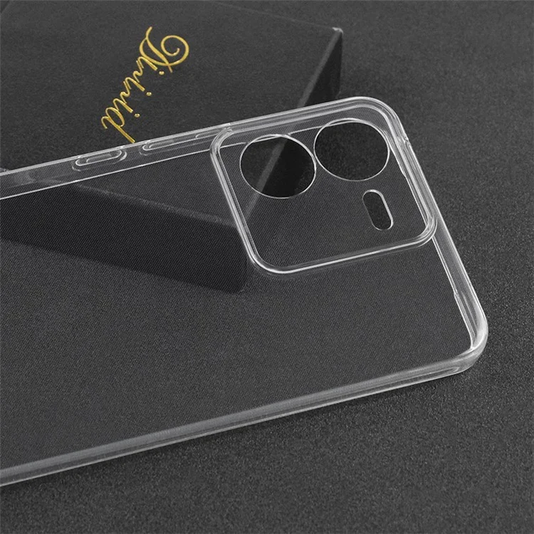 Для vivo iQOO Z9 5G Clear Case Soft TPU Precision Lens Cutouts Phone Shell