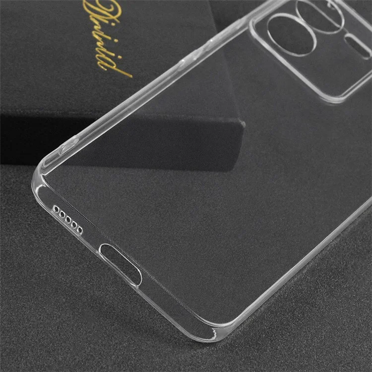 Для vivo iQOO Z9 5G Clear Case Soft TPU Precision Lens Cutouts Phone Shell