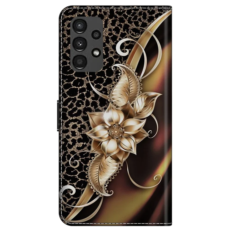 For Samsung Galaxy A13 5G / A13 4G Wallet Case Pattern Print Leather Phone Cover Mobile Accessories Wholesale - Metal Flower