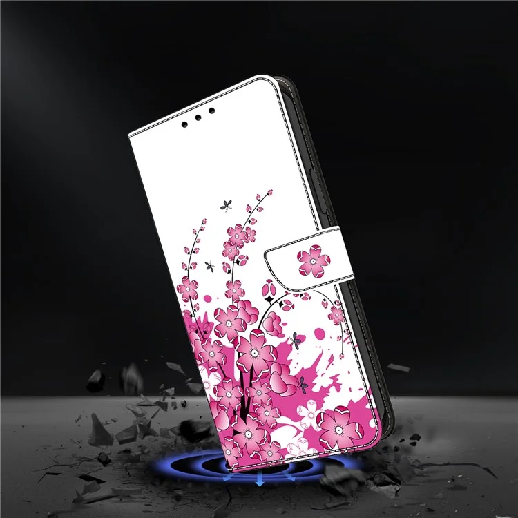 For Samsung Galaxy A13 5G / A13 4G Wallet Case Pattern Print Leather Phone Cover Mobile Accessories Wholesale - Flower Vine