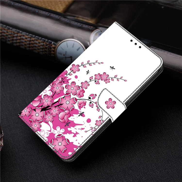 For Samsung Galaxy A13 5G / A13 4G Wallet Case Pattern Print Leather Phone Cover Mobile Accessories Wholesale - Flower Vine