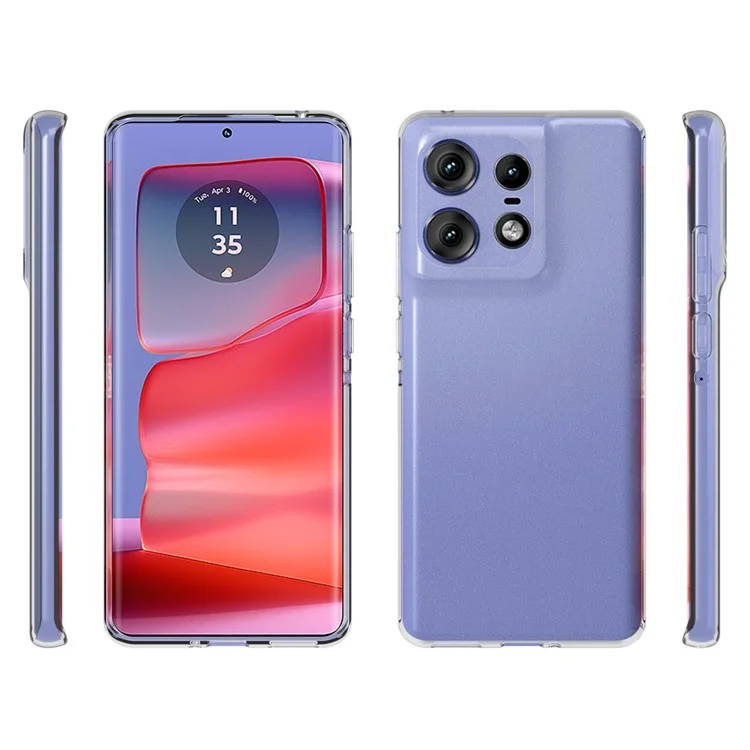 For Motorola Edge 50 5G / Edge 50 Pro 5G Clear Case Watermark-Free TPU Phone Cover
