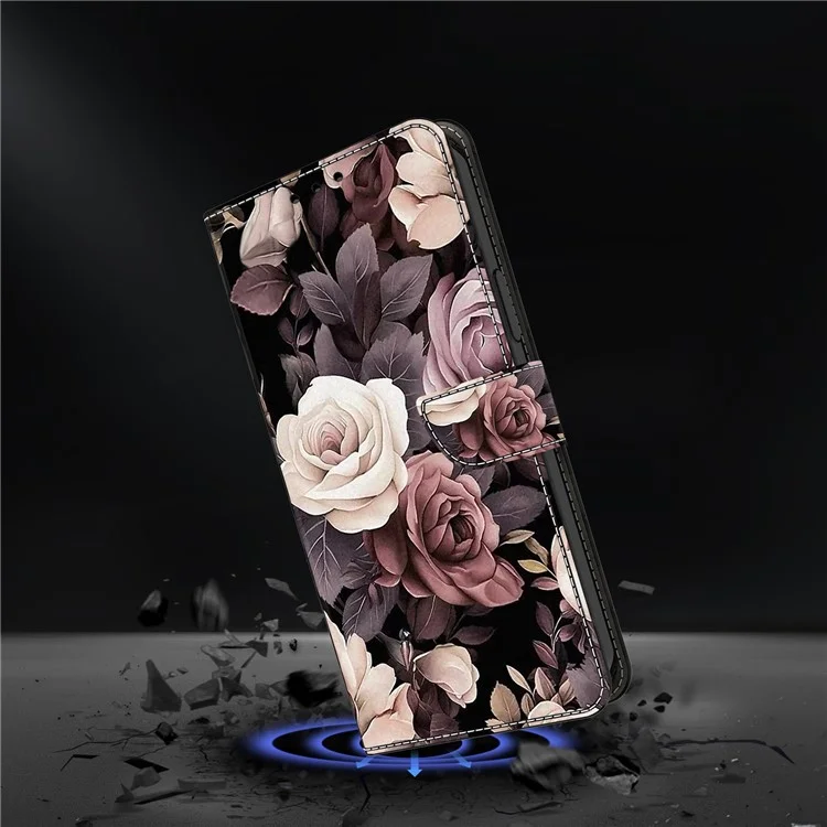For Honor Magic6 Lite 5G / X50 5G / X9b 5G Funda de Cuero con Estampado - Rosa