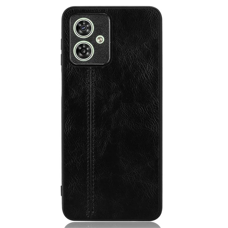 Per Motorola Moto G54 5G Case Stitching Line Design Anti-scratch Leather+TPU+PC Phone Cover - Nero