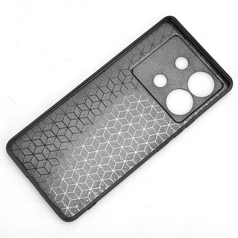 For Infinix Zero 30 5G Cover PU Leather+PC+TPU Stitching Line Design Cell Phone Case - Red