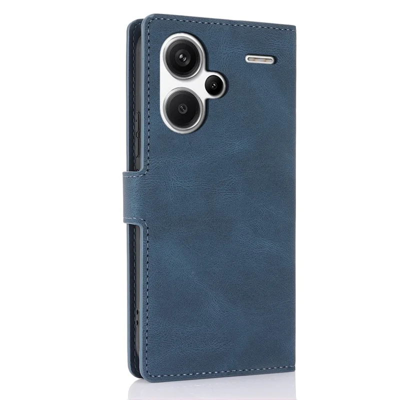 For Xiaomi Redmi Note 13 Pro+ 5G Cell Phone Cases Magnetic Clasp Leather Stand Cover - Blue