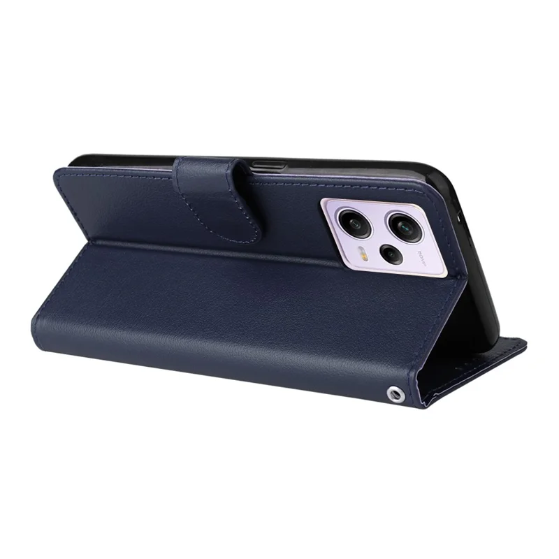 For Xiaomi Redmi Note 12 Pro 5G / Redmi Note 12 Pro Speed 5G / Poco X5 Pro 5G Wallet Case Leather Scratch-proof Stand Cover - Blue