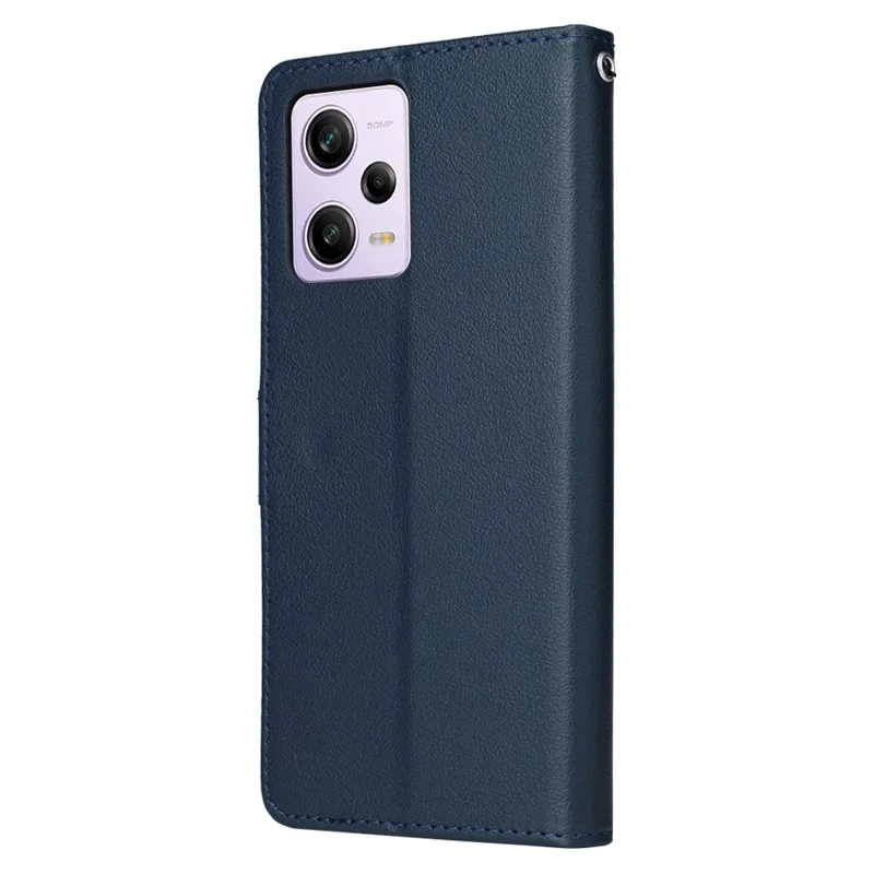 For Xiaomi Redmi Note 12 Pro 5G / Redmi Note 12 Pro Speed 5G / Poco X5 Pro 5G Wallet Case Leather Scratch-proof Stand Cover - Blue