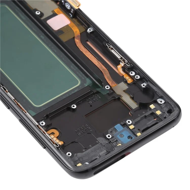 For Samsung Galaxy S8 G950 Grade C OLED Screen and Digitizer Assembly + Frame Replacement Part (without Logo) - Black