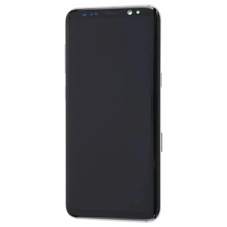 For Samsung Galaxy S8 G950 Grade C OLED Screen and Digitizer Assembly + Frame Replacement Part (without Logo) - Silver