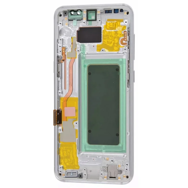 For Samsung Galaxy S8 G950 Grade C OLED Screen and Digitizer Assembly + Frame Replacement Part (without Logo) - Silver
