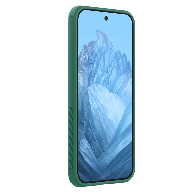 NILLKIN Super Frosted Shield Pro For Google Pixel 9 / Pixel 9 Pro Phone Case Matte PC+TPU Phone Cover - Green