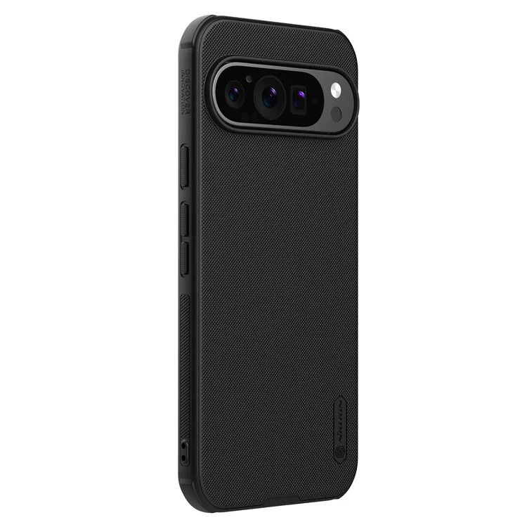 NILLKIN Frosted Shield Pro para Google Pixel 9 / Pixel 9 Pro Funda de Teléfono Magnética Caso de PC+TPU Anti-Caída - Negro