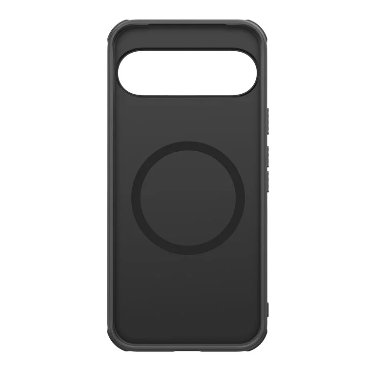 NILLKIN Frosted Shield Pro para Google Pixel 9 / Pixel 9 Pro Funda de Teléfono Magnética Caso de PC+TPU Anti-Caída - Negro