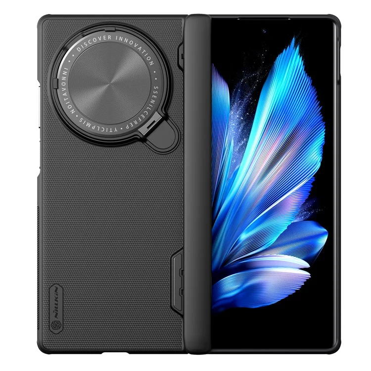 NILLKIN Super Frosted Shield Prop for vivo X Fold3 Pro Case Compatible with MagSafe Camera Lens Lid Kickstand Phone Cover