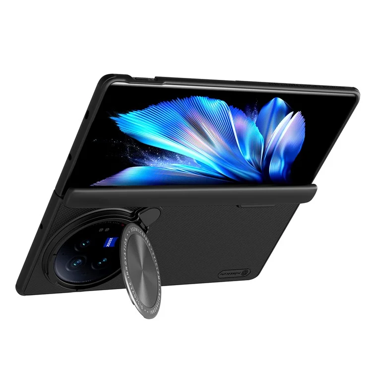NILLKIN Super Frosted Shield Prop for vivo X Fold3 Pro Case Compatible with MagSafe Camera Lens Lid Kickstand Phone Cover