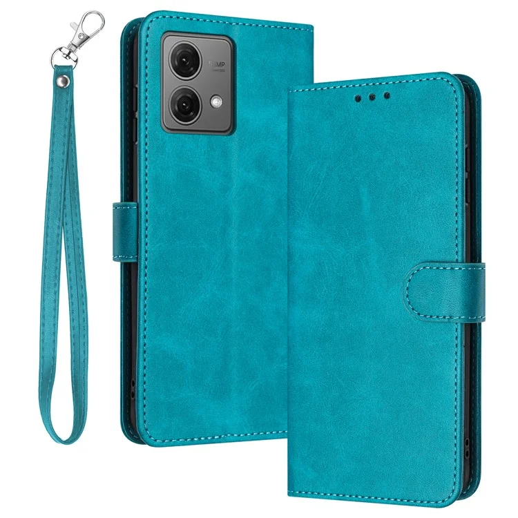 Funda para Motorola Edge 40 Neo 5G, textura de becerro, protección total, accesorios para móviles al por mayor - Verde