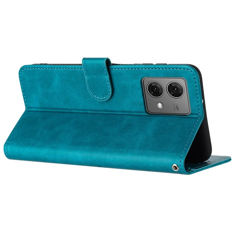 Funda para Motorola Edge 40 Neo 5G, textura de becerro, protección total, accesorios para móviles al por mayor - Verde