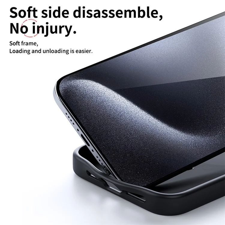 Phone Cases for iPhone 15 Plus Compatible with MagSafe Kickstand PC+TPU Phone Cover - Black