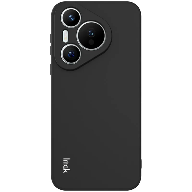 IMAK UC-4 Series For Huawei Pura 70 Flexible TPU Case Straight Edge Protective Phone Cover - Black