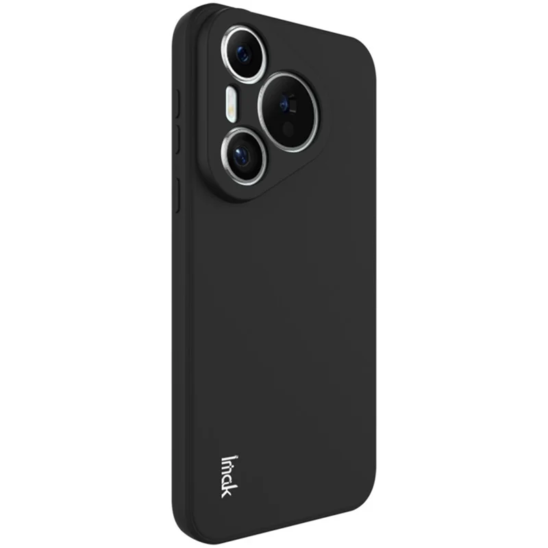 IMAK UC-4 Series For Huawei Pura 70 Flexible TPU Case Straight Edge Protective Phone Cover - Black