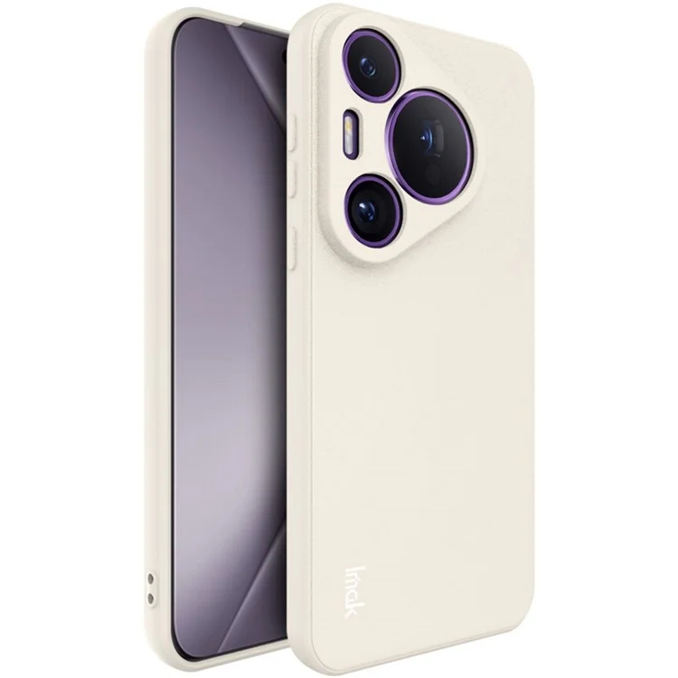 IMAK UC-4 Serie Para Huawei Pura 70 Pro / Pura 70 Pro+ Funda TPU Borde Recto Protector de Teléfono - Blanco