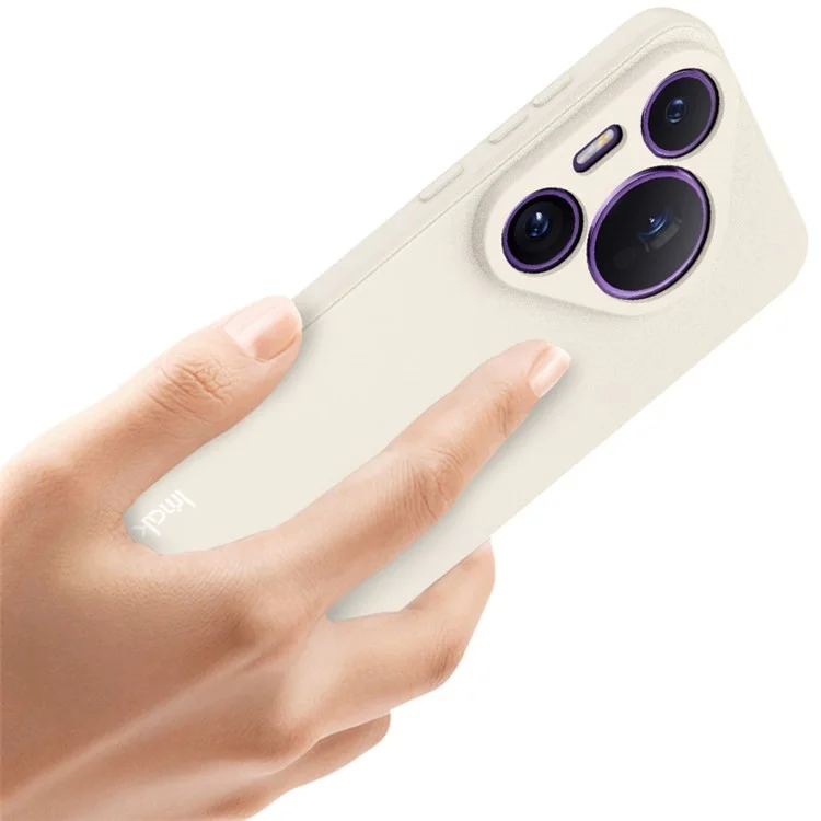 IMAK UC-4 Serie Para Huawei Pura 70 Pro / Pura 70 Pro+ Funda TPU Borde Recto Protector de Teléfono - Blanco