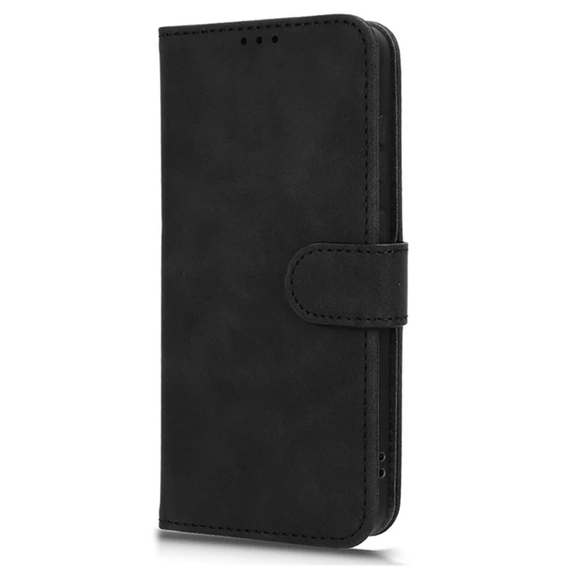 For Samsung Galaxy S24 Phone Case PU Leather Phone Stand Wallet Cover Mobile Accessories   - Black