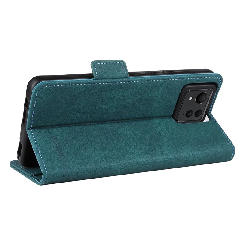 For Asus Zenfone 11 Ultra 5G Case Hardware Decor PU Leather Wallet Stand Phone Cover - Blue