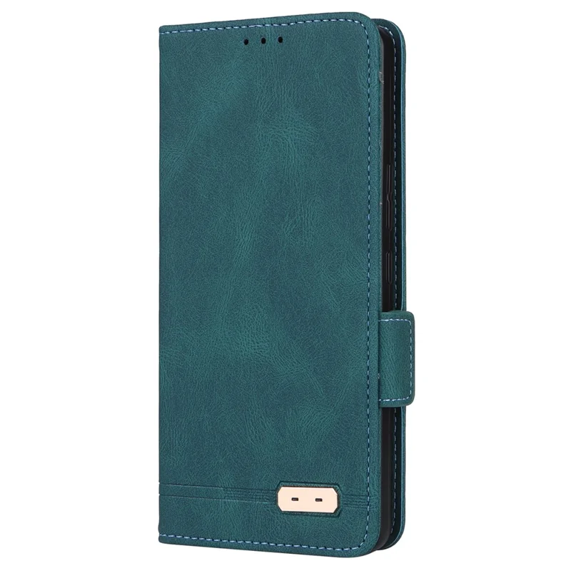 For Asus Zenfone 11 Ultra 5G Case Hardware Decor PU Leather Wallet Stand Phone Cover - Blue