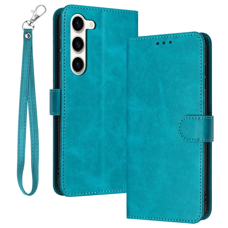 For Samsung Galaxy S23+ Mobile Accessories Wholesale Leather Stand Case Cell Phone Cover - Green