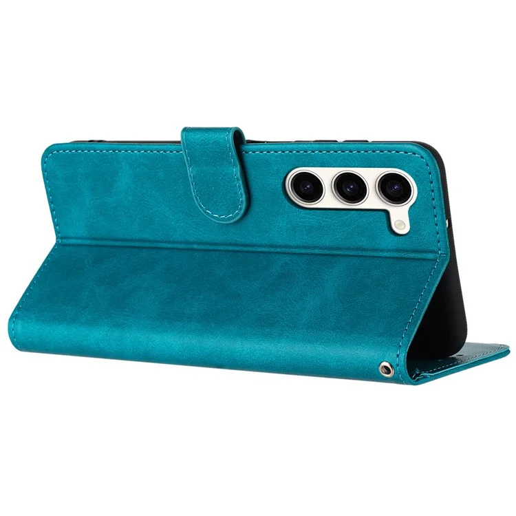For Samsung Galaxy S23+ Mobile Accessories Wholesale Leather Stand Case Cell Phone Cover - Green