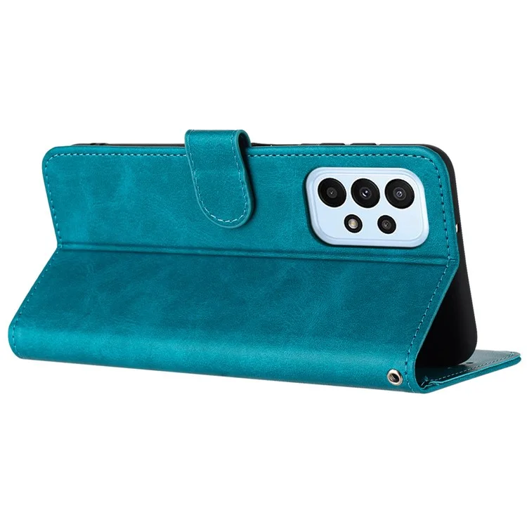 For Samsung Galaxy A53 5G Case Phone Stand Cover Wholesale PU Leather Wallet Mobile Accessories Supplier - Green