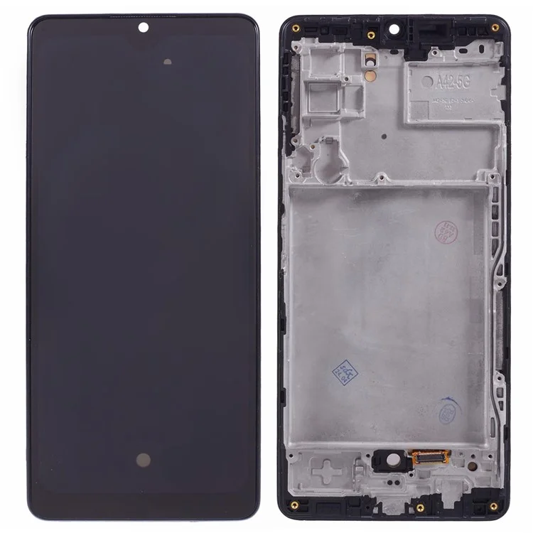 Für Samsung Galaxy A42 5G A426 6,36 Zoll Grade C OLED-Bildschirm und Digitizer-Baugruppe + Rahmenersatzteil (ohne Logo)