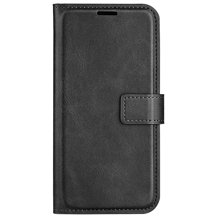 Для Sony Xperia 1 VI Case Calf Texture Wallet PU Leather Flip Folio Phone Cover - Черный
